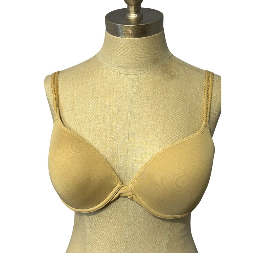 Le Mystere 36B Gigi Bra Beige Full Coverage Pushup Underwire Smooth T-Shirt Bra